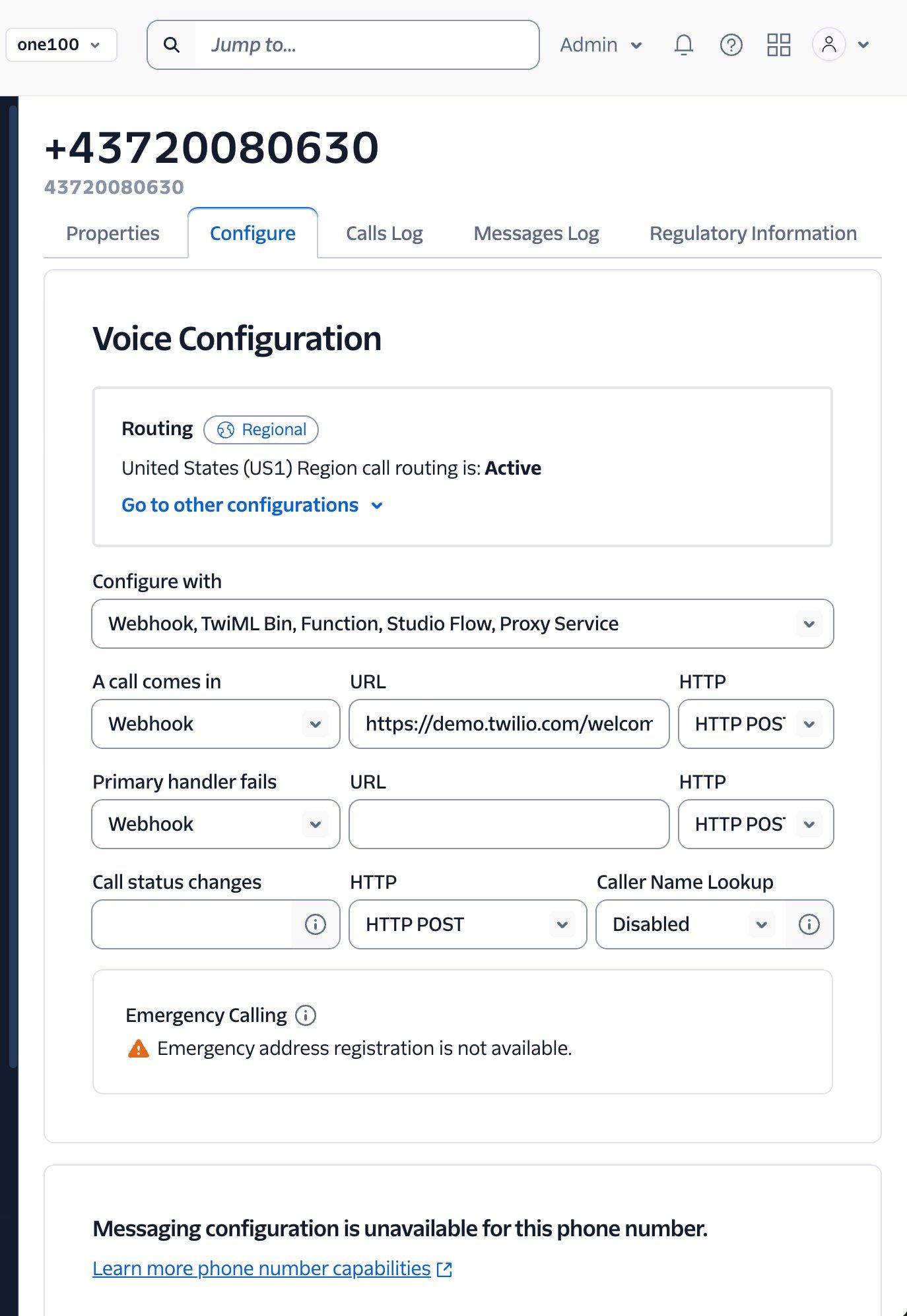 Voice Config Default
